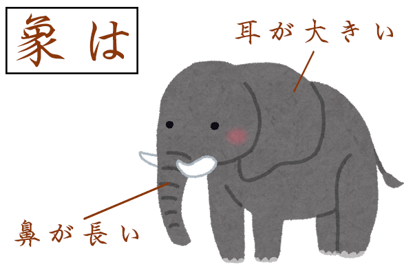「象は鼻が長い」也可以寫「象の鼻は長い」？
